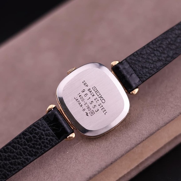 Vintage Rare 1989 Seiko Quartz 1400-5780 
Women’s Dress Watch
Gold-Plated Case - Picture 7 of 7